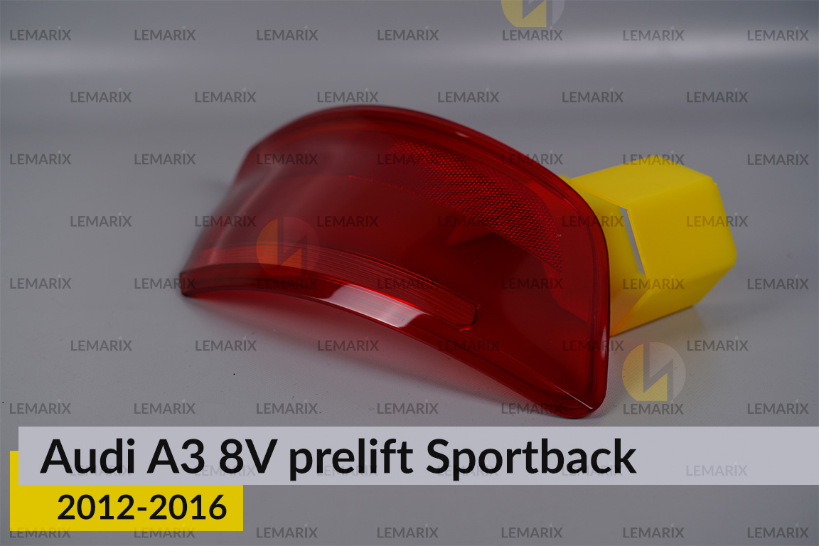 Стекло заднего фонаря внешнее в крыле Audi A3 8V Sportback (2012-2016) дорест левое
