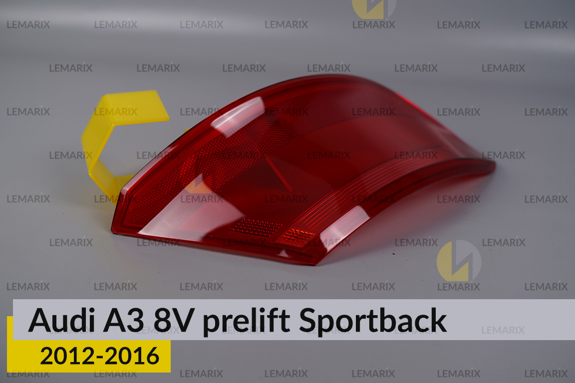 Стекло заднего фонаря внешнее в крыле Audi A3 8V Sportback (2012-2016) дорест левое