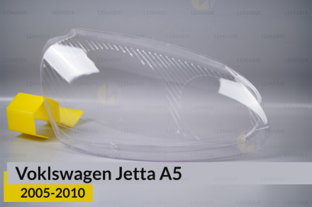 Скло фари VW Volkswagen Jetta A5 (2005-2010) праве