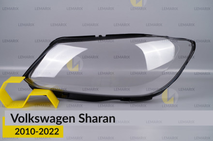 Стекло фары VW Volkswagen Sharan (2010-2022) левое