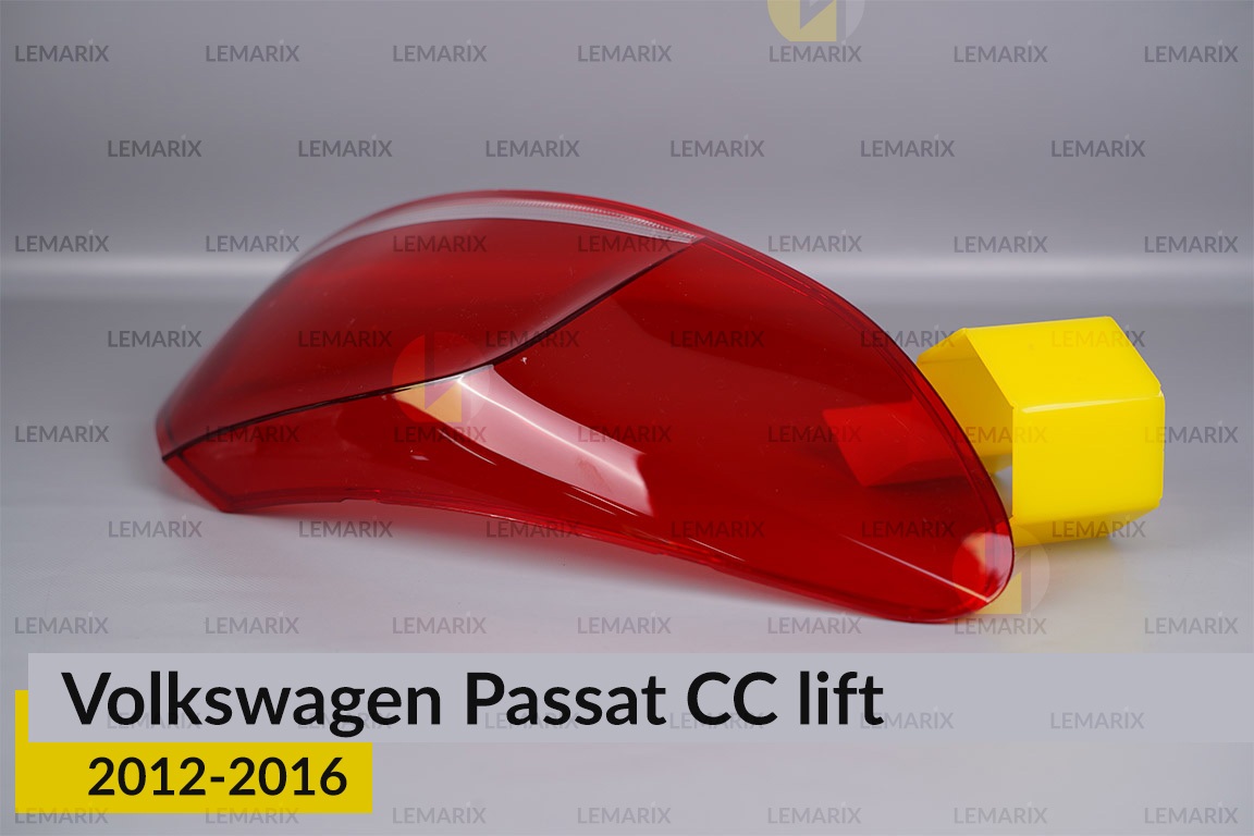 Скло заднього ліхтаря зовнішнє в крилі VW Volkswagen Passat CC (2012-2016) рест ліве