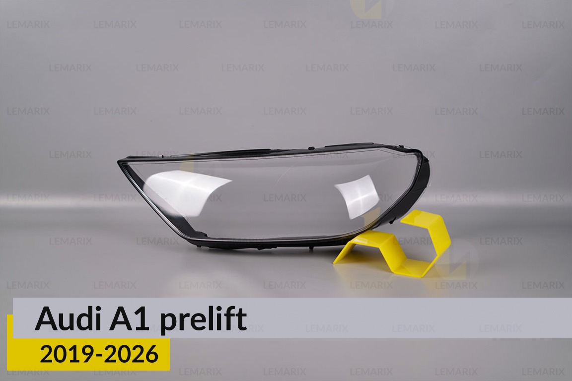 Скло фари Audi A1 (2019-2026) дорест ліве