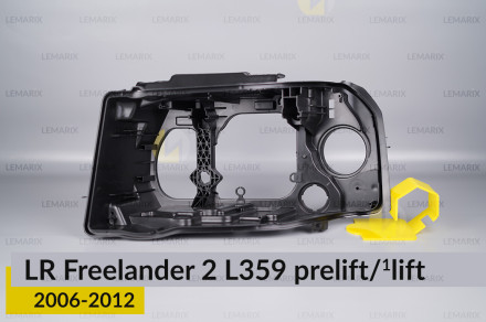 Корпус фары Land Rover Freelander 2 L359 (2006-2012) дорест/1 рест левый