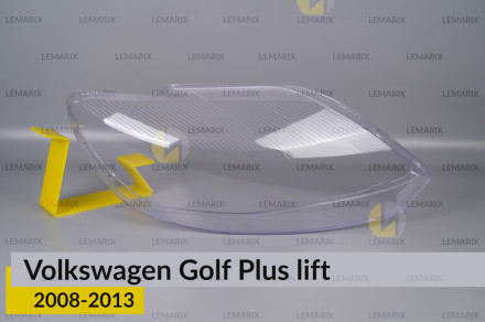 Стекло фары VW Volkswagen Golf Plus (2008-2013) рест правое