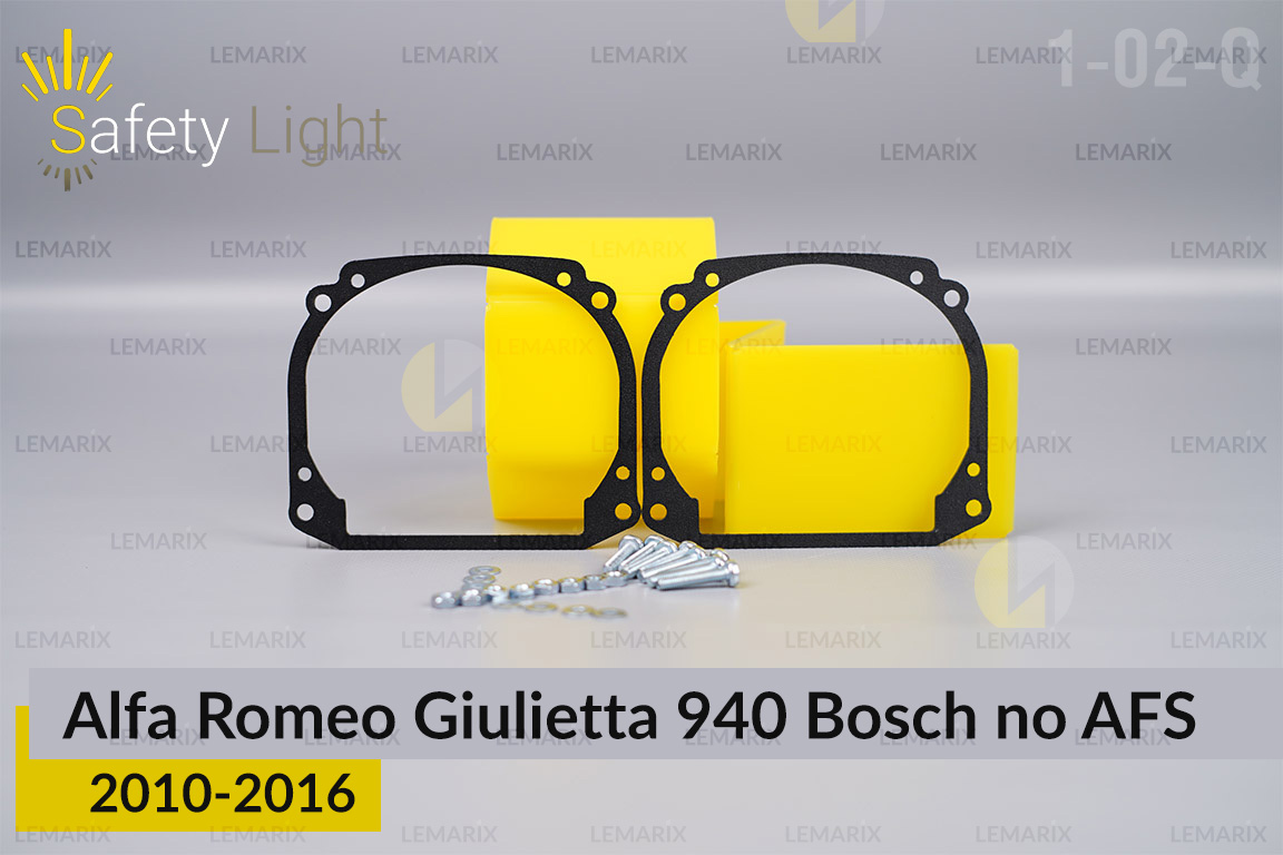 Перехідна рамка для Alfa Romeo Giulietta 940 Bosch no AFS (2010-2016)