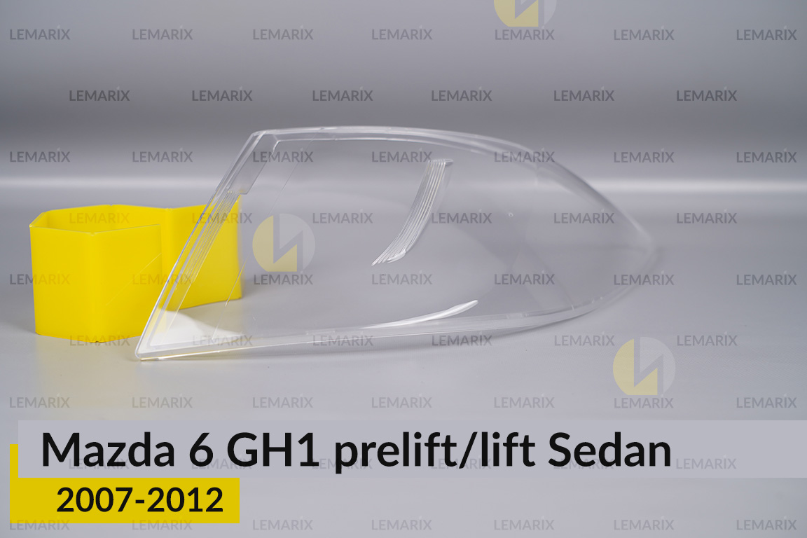 Стекло заднего фонаря внешнее в крыле Mazda 6 GH1 Sedan (2007-2012) дорест/рест правое