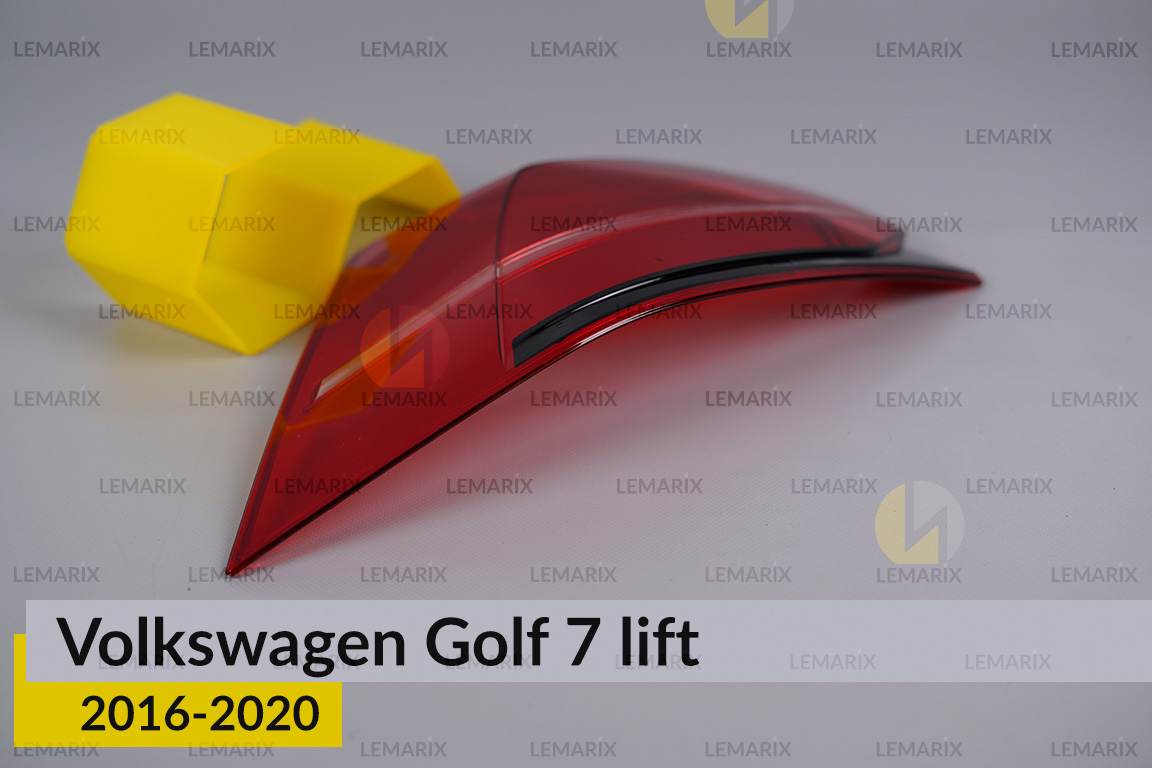 Стекло заднего фонаря внешнее в крыле VW Volkswagen Golf 7 (2016-2020) рест левое