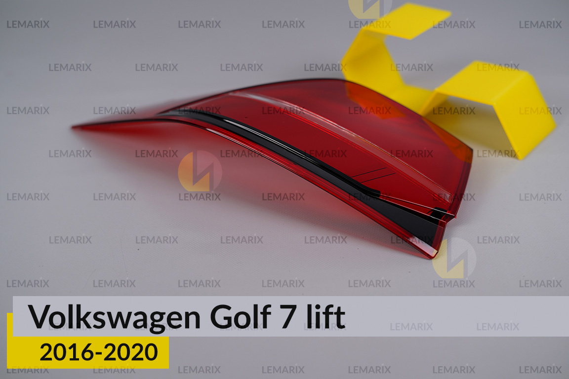 Стекло заднего фонаря внешнее в крыле VW Volkswagen Golf 7 (2016-2020) рест левое