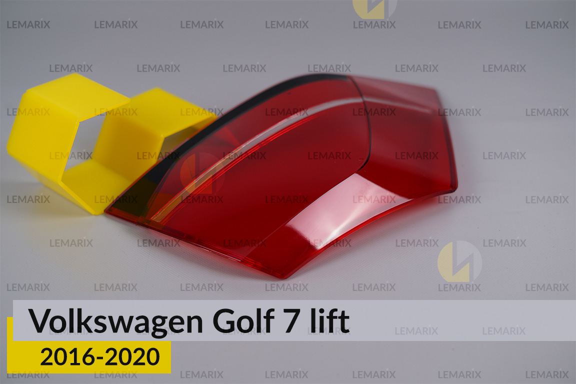 Стекло заднего фонаря внешнее в крыле VW Volkswagen Golf 7 (2016-2020) рест левое