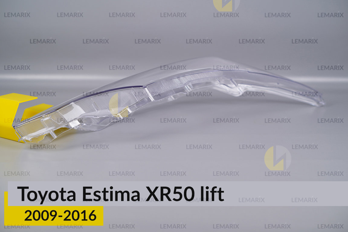 Скло фари Toyota Estima XR50 (2009-2016) рест праве
