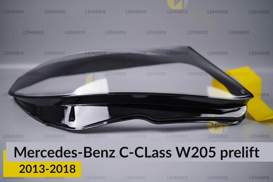 Скло фари Mercedes-Benz C-Class W205 (2013-2018) дорест праве