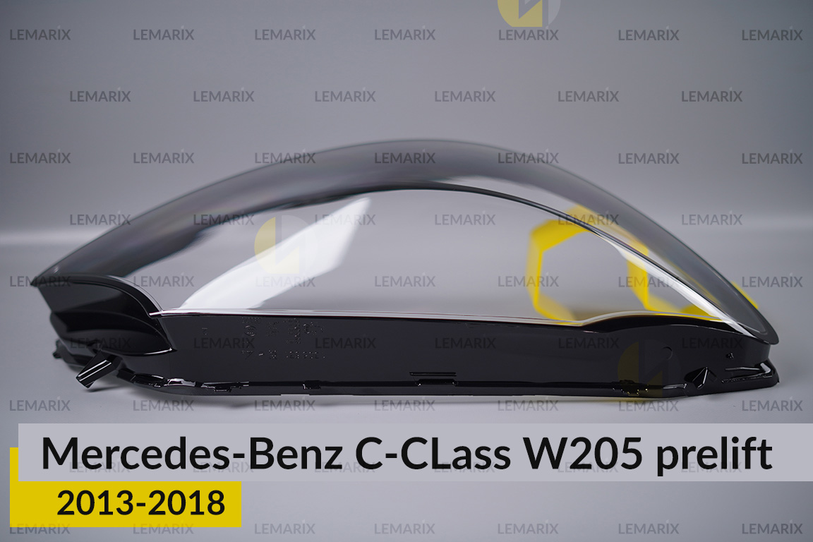 Скло фари Mercedes-Benz C-Class W205 (2013-2018) дорест праве