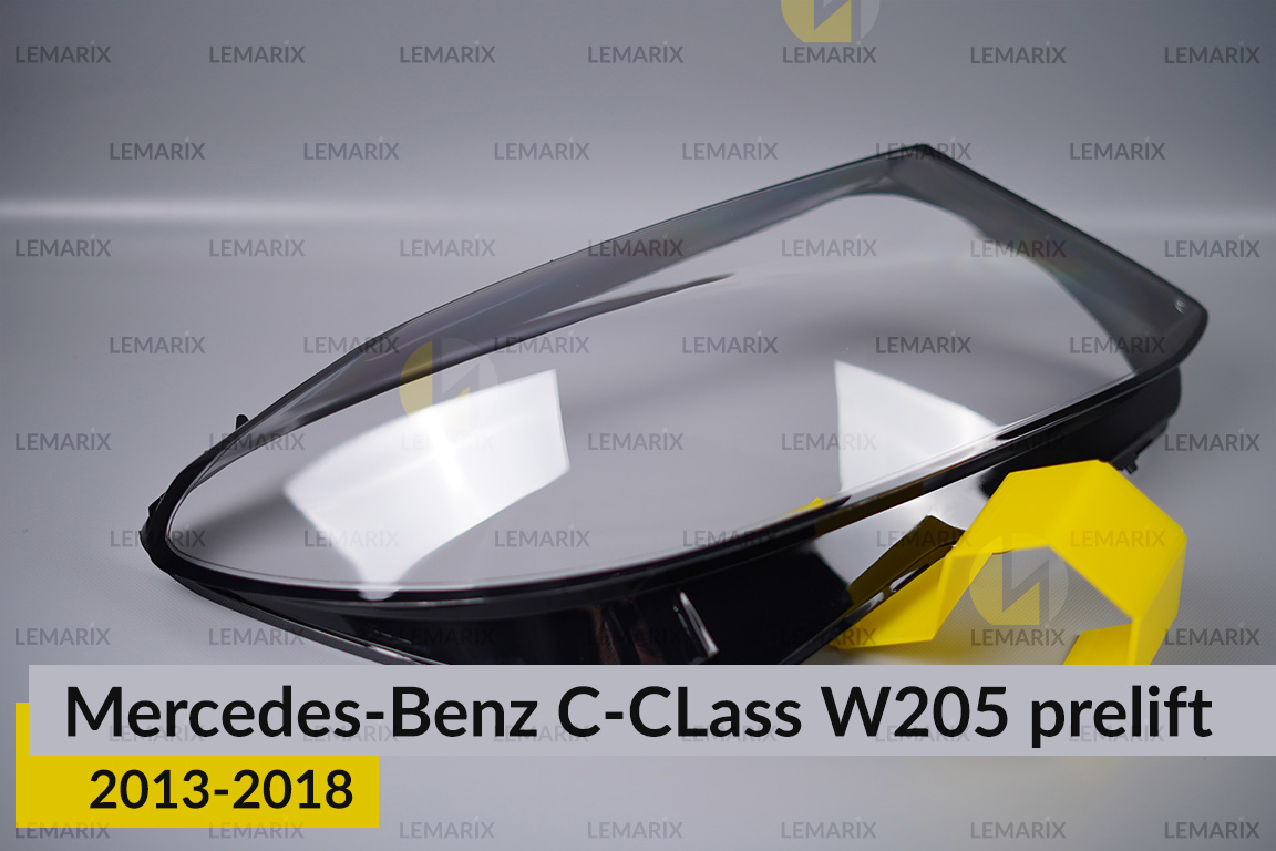 Скло фари Mercedes-Benz C-Class W205 (2013-2018) дорест праве
