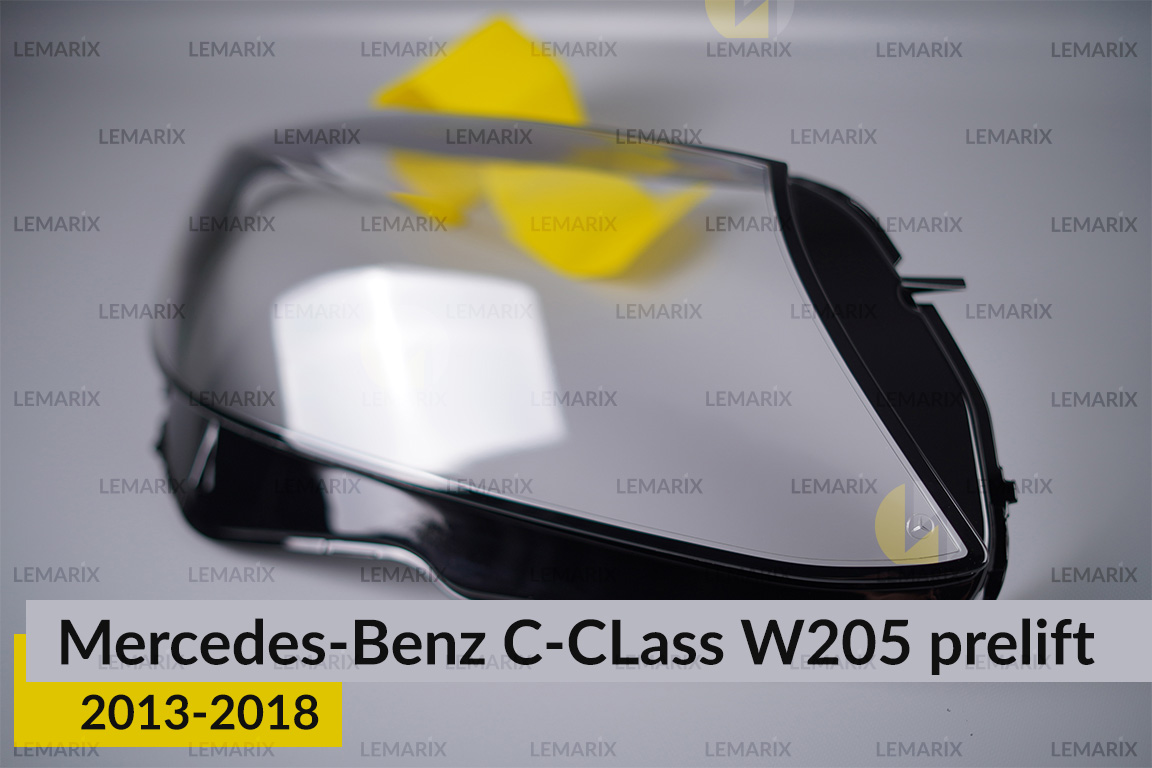 Скло фари Mercedes-Benz C-Class W205 (2013-2018) дорест праве