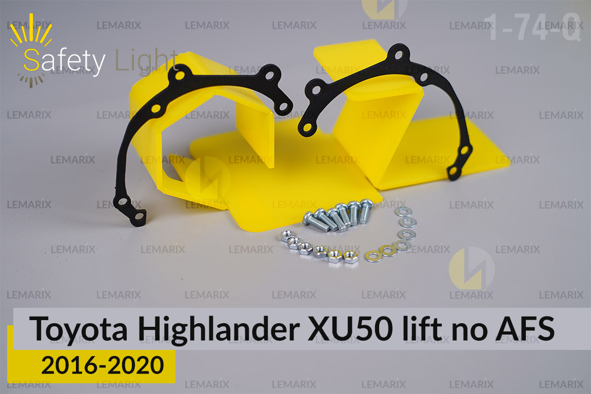 Перехідна рамка для Toyota Highlander XU50 no AFS (2016-2020) рест
