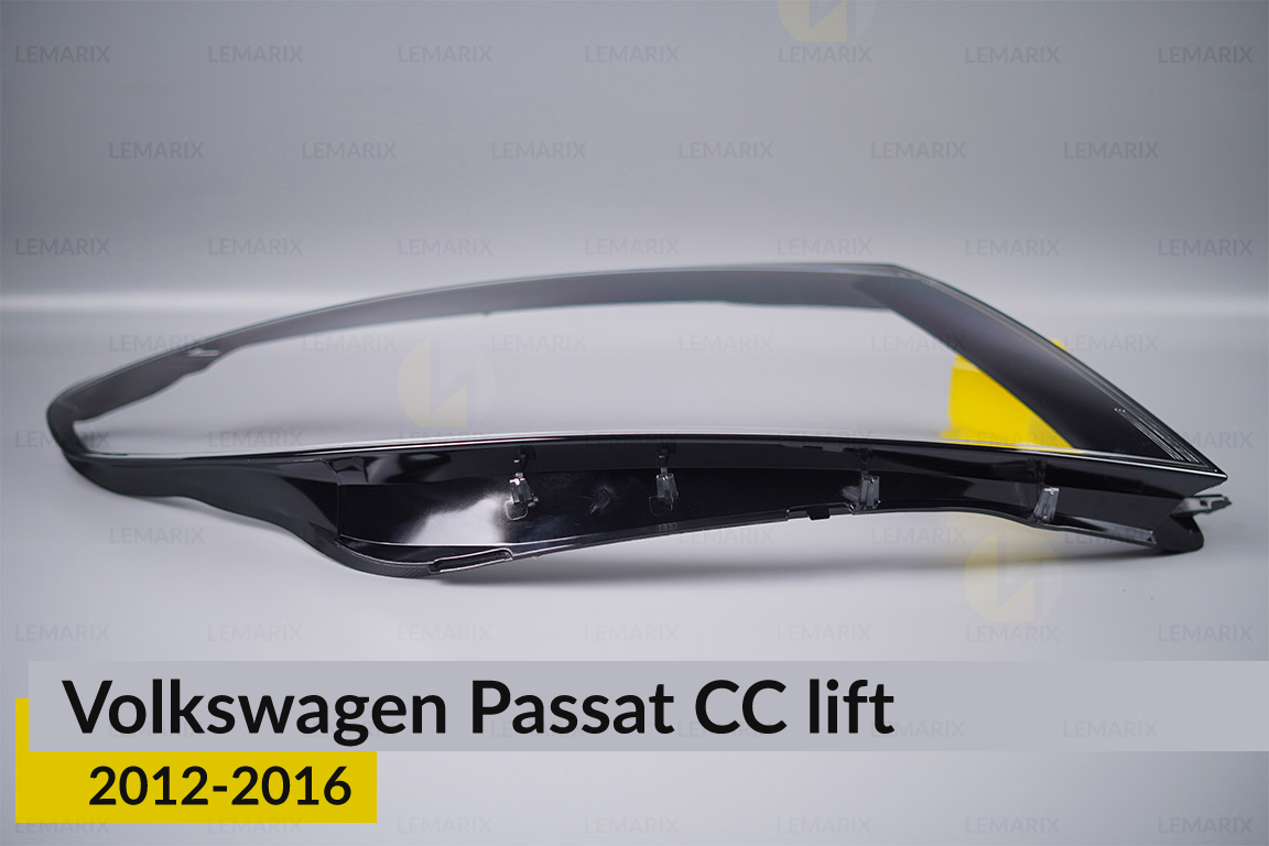 Скло фари VW Volkswagen Passat CC (2012-2016) рест праве