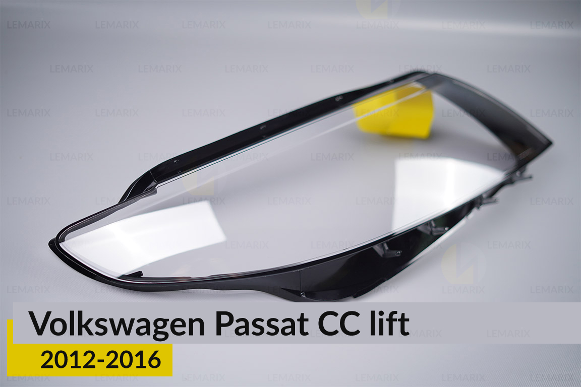 Скло фари VW Volkswagen Passat CC (2012-2016) рест праве