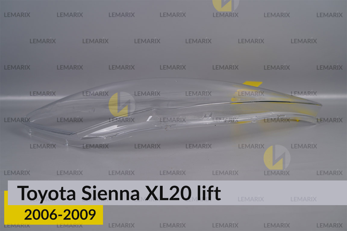 Скло фари Toyota Sienna XL20 (2006-2009) рест праве