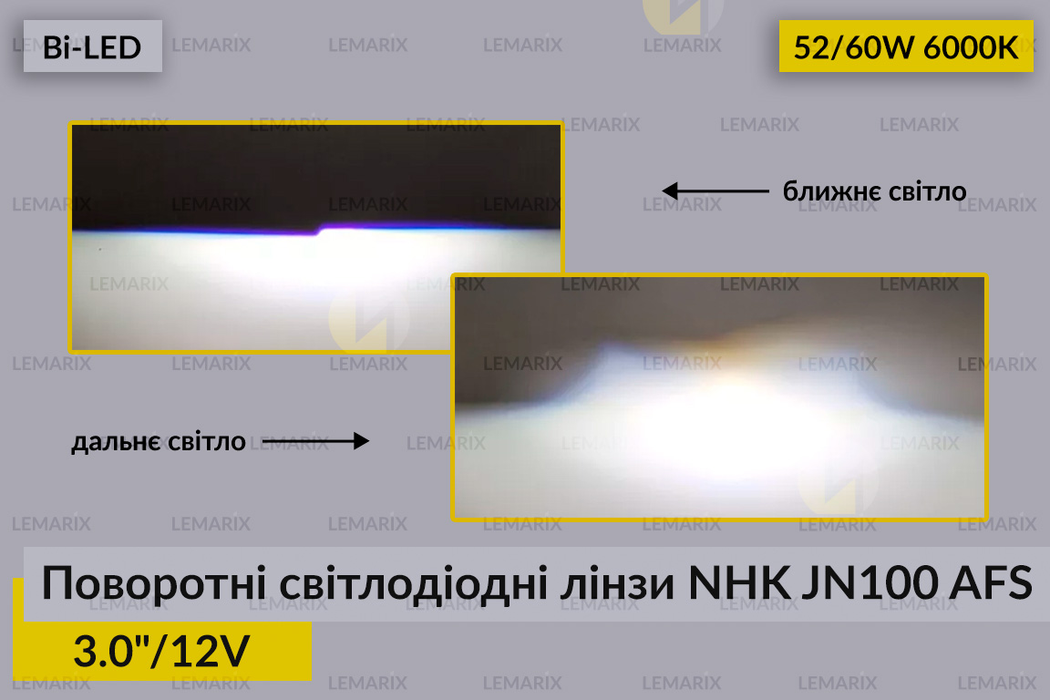 Поворотні світлодіодні лінзи NHK AFS JN100 3