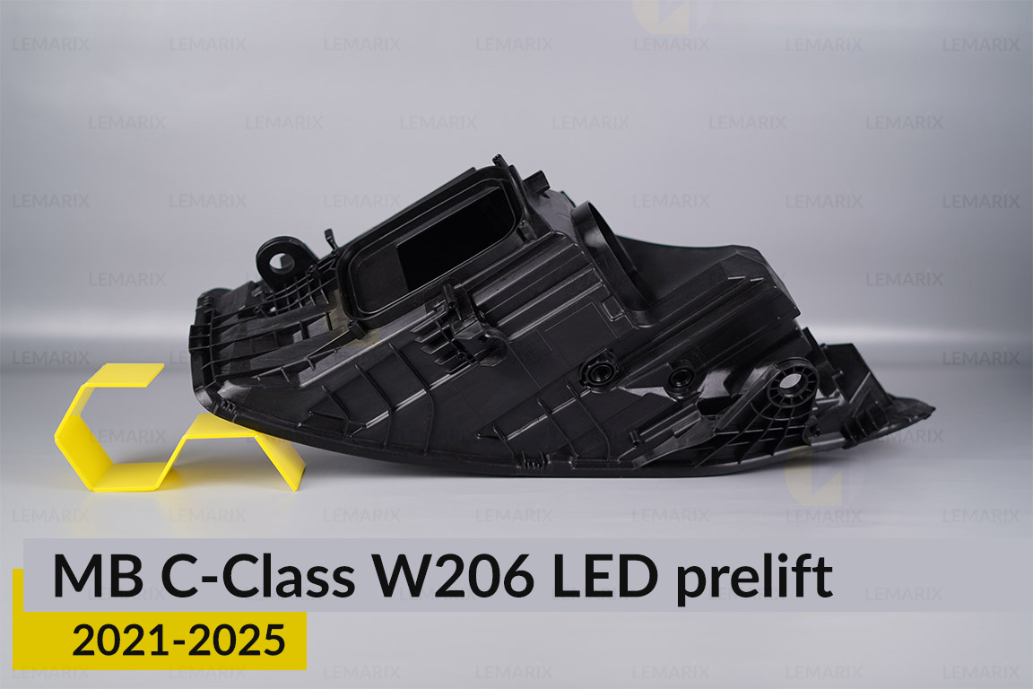 Корпус фари Mercedes-Benz C-Class W206 LED (2021-2026) дорест лівий