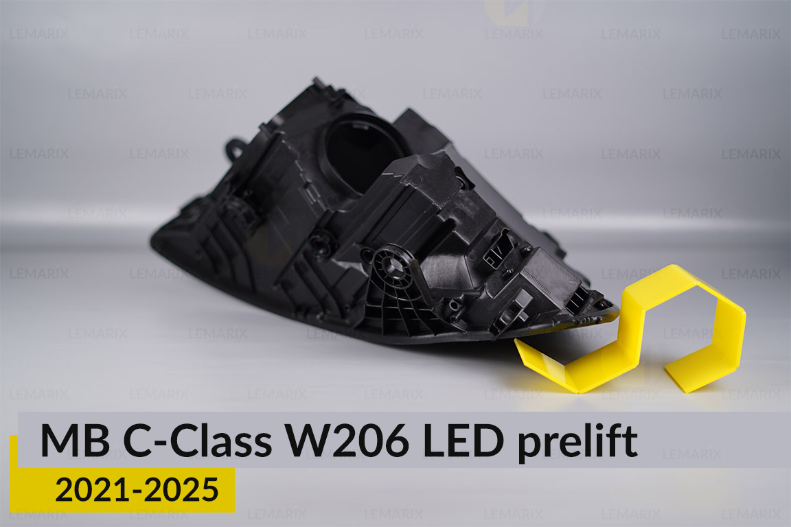 Корпус фари Mercedes-Benz C-Class W206 LED (2021-2026) дорест лівий