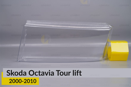 Скло фари Skoda Octavia Tour (2000-2010) рест ліве