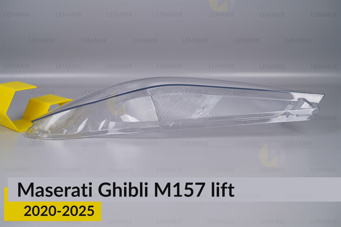 Стекло фары Maserati Ghibli M157 (2020-2025) рест левое