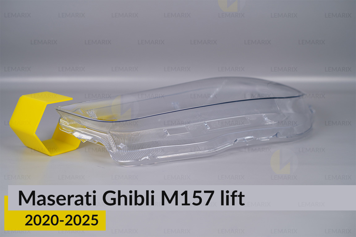 Стекло фары Maserati Ghibli M157 (2020-2025) рест левое