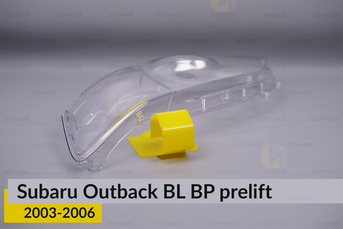 Стекло фары Subaru Outback BL BP (2003-2006) дорест левое