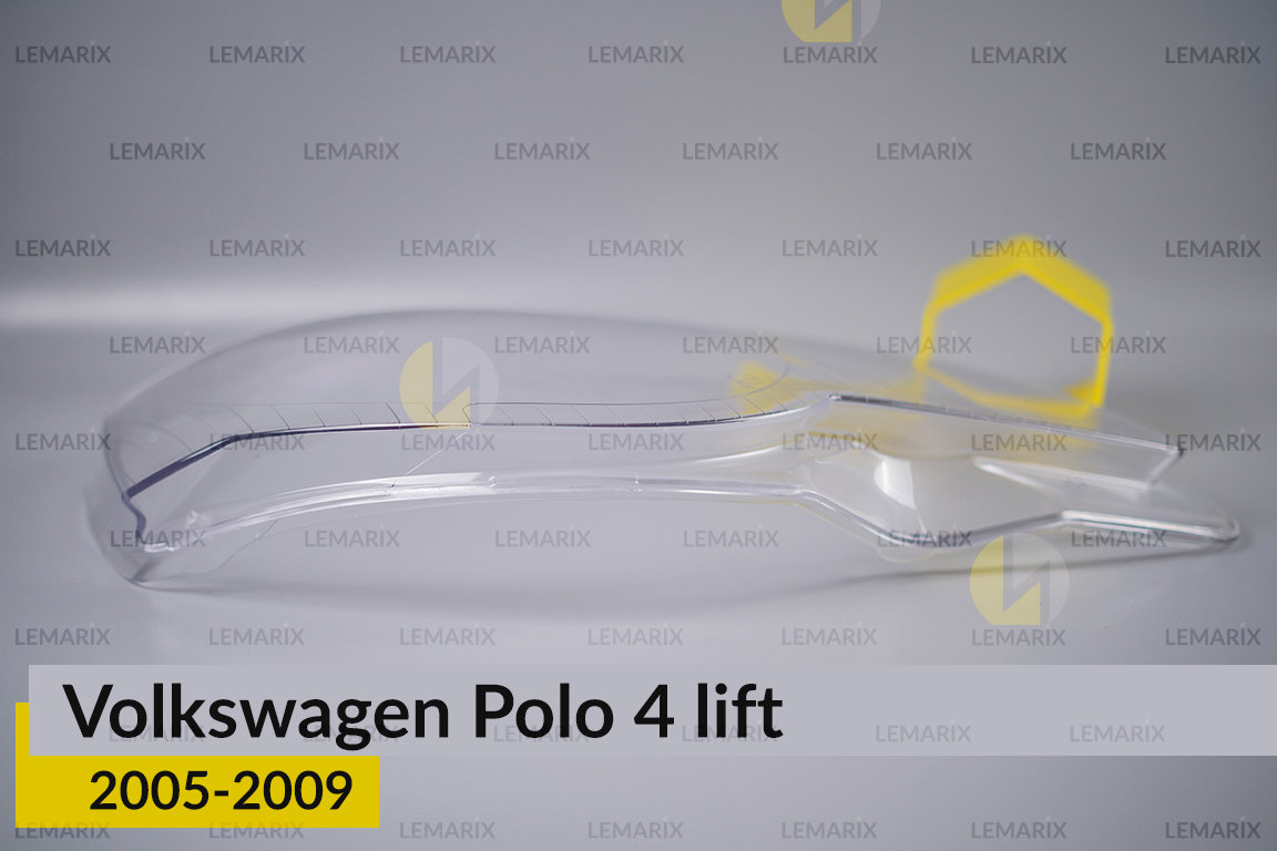 Стекло фары VW Volkswagen Polo 4 (2005-2009) рест правое