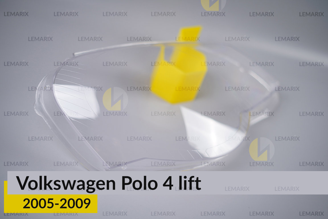 Стекло фары VW Volkswagen Polo 4 (2005-2009) рест правое