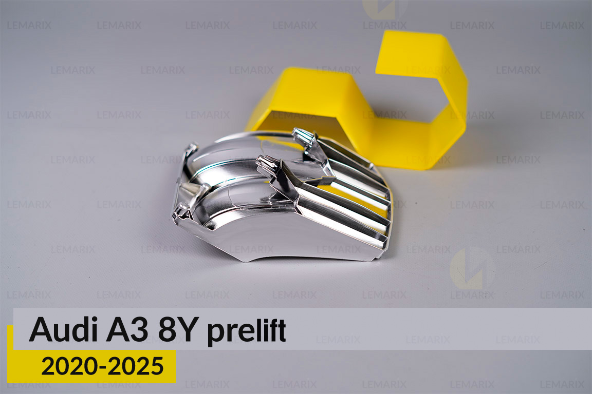 Хромированный абажур внутренний Audi A3 8Y (2020-2025) дорест правый
