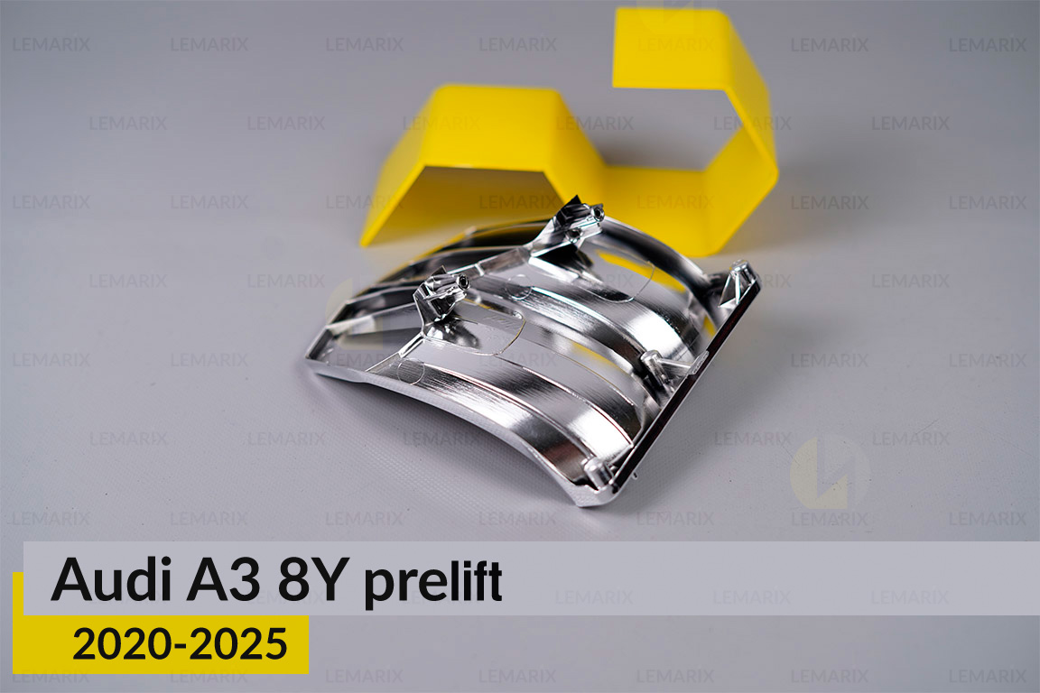 Хромированный абажур внутренний Audi A3 8Y (2020-2025) дорест правый
