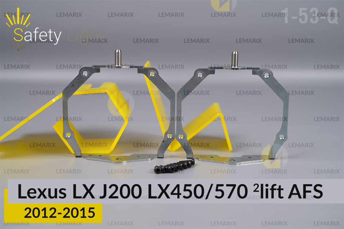 Переходная рамка для Lexus LX J200 LX450/570 AFS (2012-2015) 2 рест