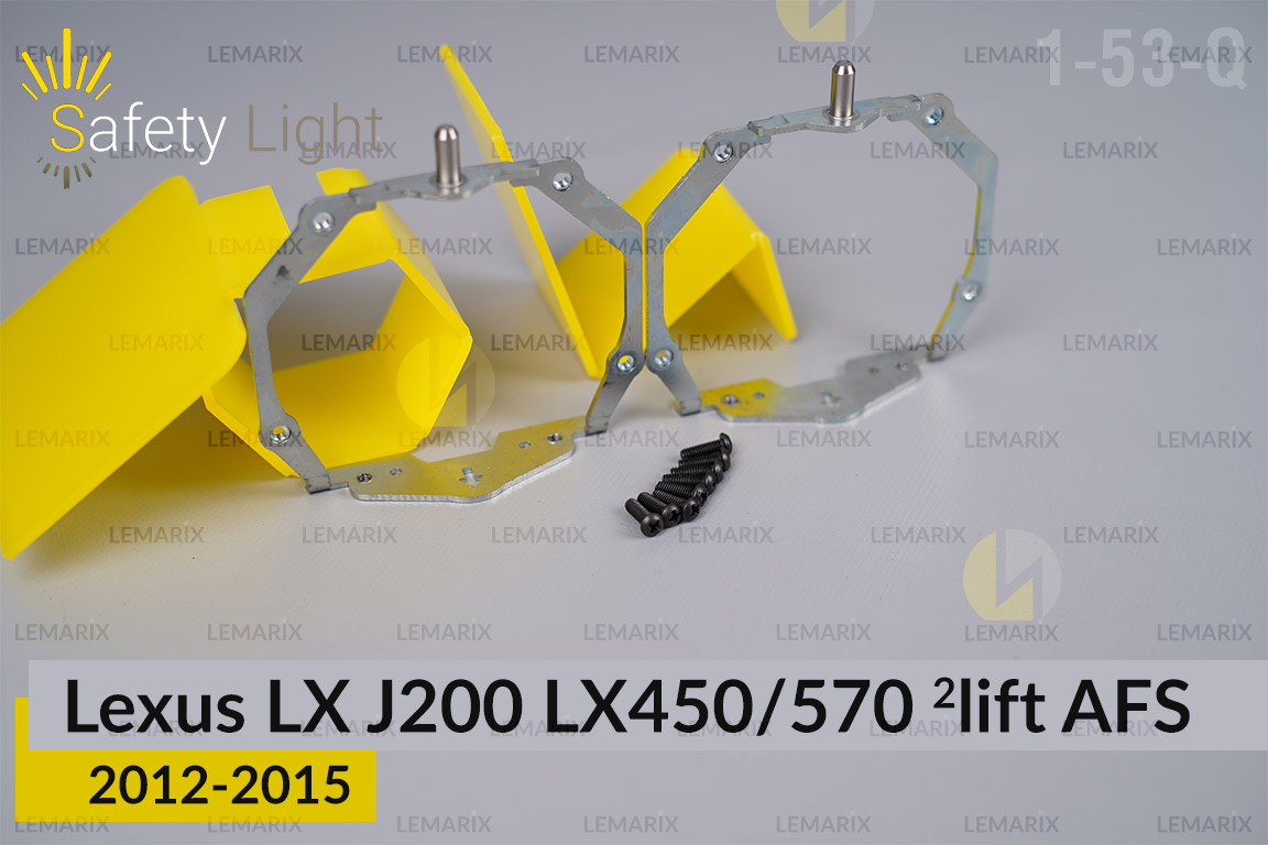 Переходная рамка для Lexus LX J200 LX450/570 AFS (2012-2015) 2 рест