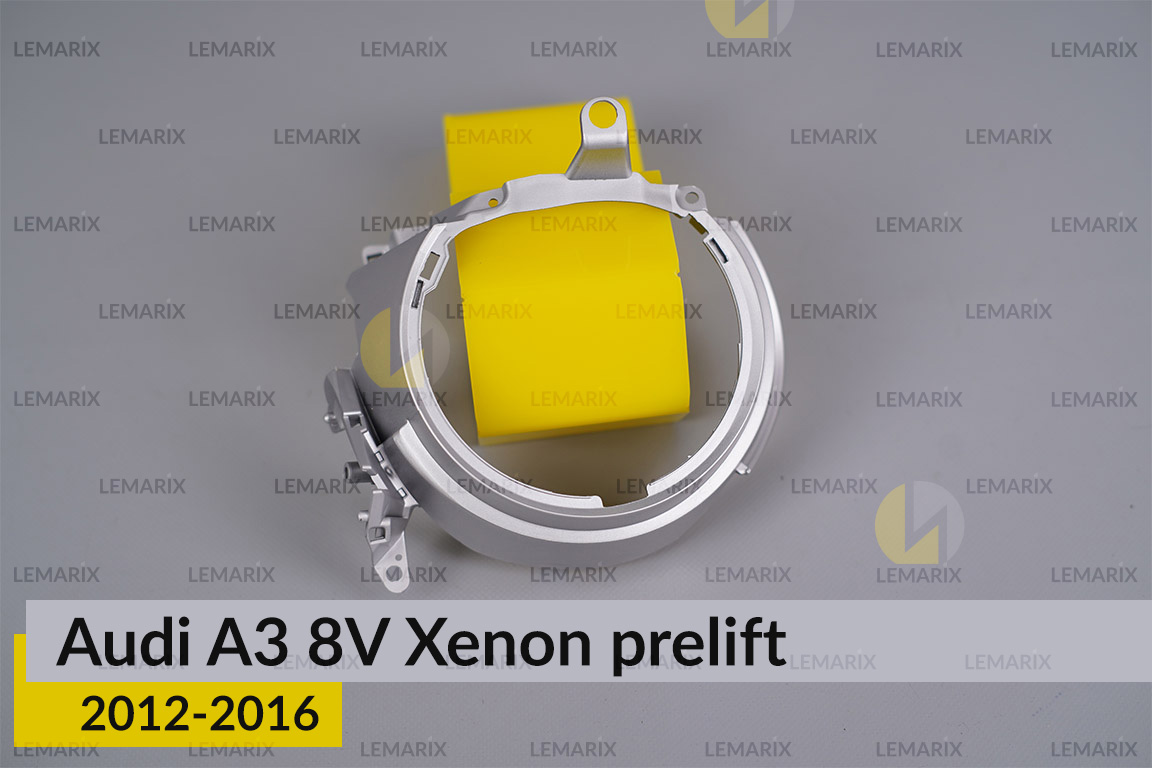 Хромированная маска линзы Audi A3 8V Xenon (2012-2016) дорест правая