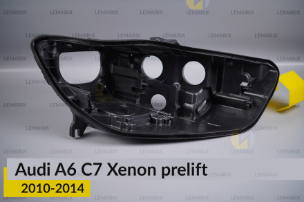 Корпус фари Audi A6 C7 Xenon (2010-2014) дорест правий