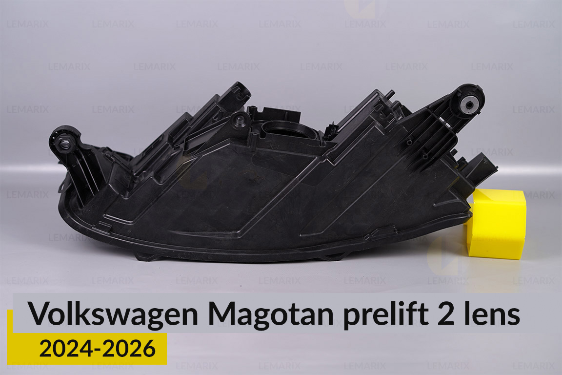 Корпус фари VW Volkswagen Magotan 2 лінзи (2024-2026) дорест лівий