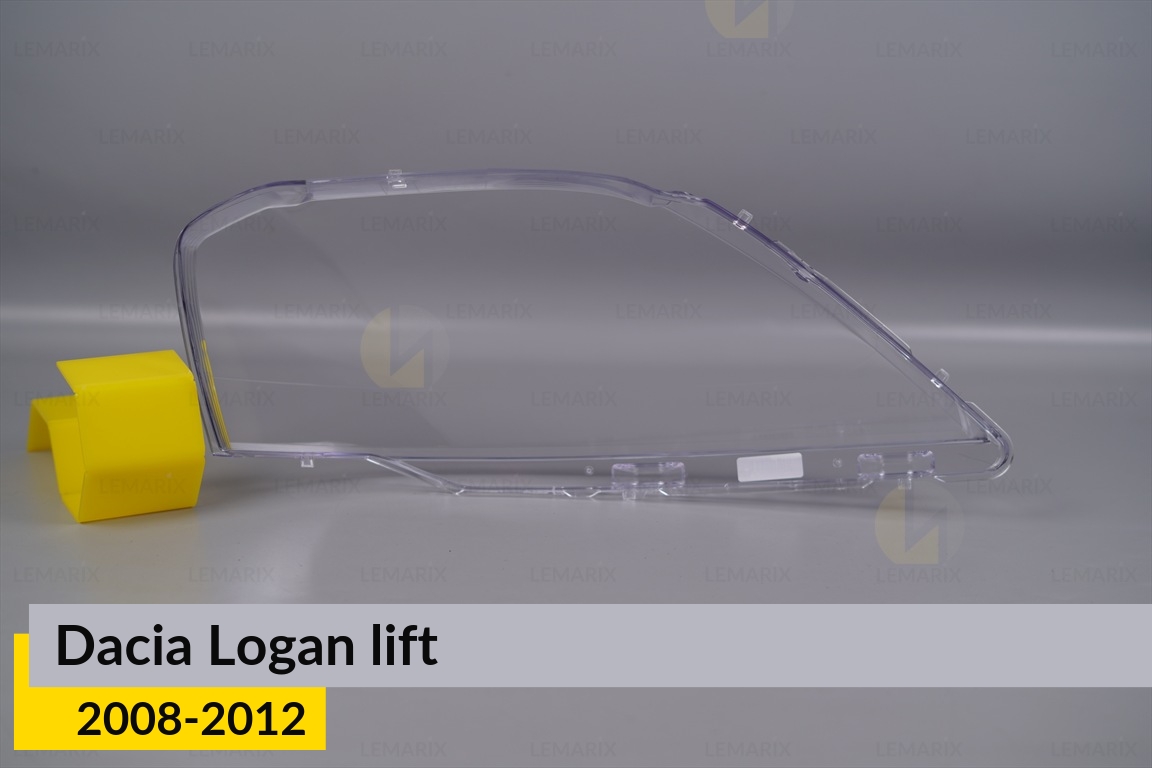 Стекло фары Dacia Logan (2008-2012) рест левое