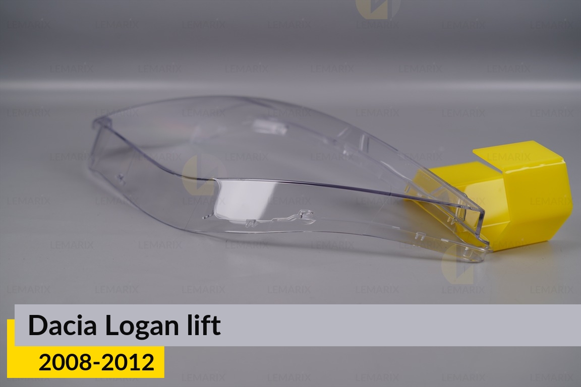 Стекло фары Dacia Logan (2008-2012) рест левое