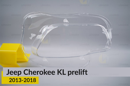 Стекло фары Jeep Cherokee KL (2013-2018) дорест правое
