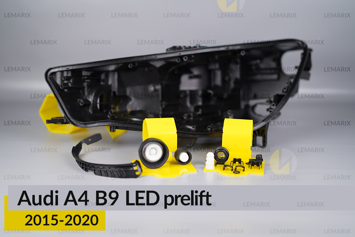 Сервисный комплект корпуса фар Audi A4 B9 LED (2015-2020) дорест левый