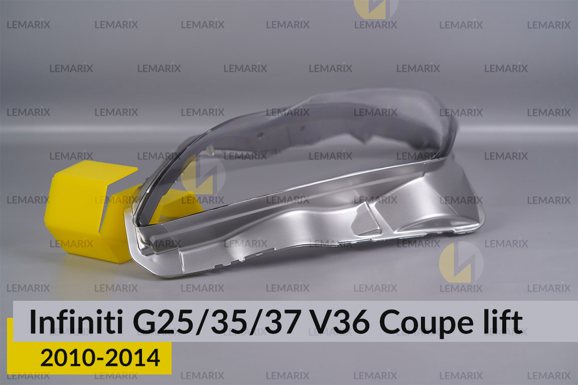 Стекло фары Infiniti G25/35/37 V36 Coupe (2010-2014) рест левое