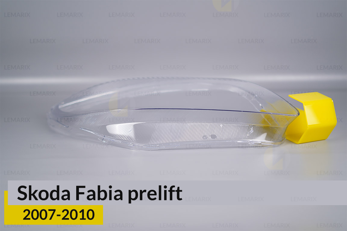 Скло фари Skoda Fabia (2007-2010) дорест праве