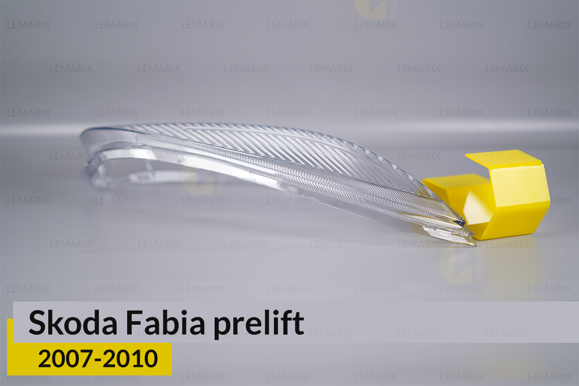 Скло фари Skoda Fabia (2007-2010) дорест праве