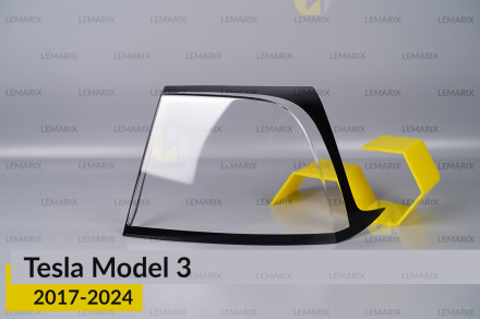 Скло заднього ліхтаря зовнішнє в крилі Tesla Model 3 (2017-2024) праве
