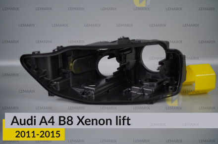 Корпус фары Audi A4 B8 Xenon (2011-2015) рест левый