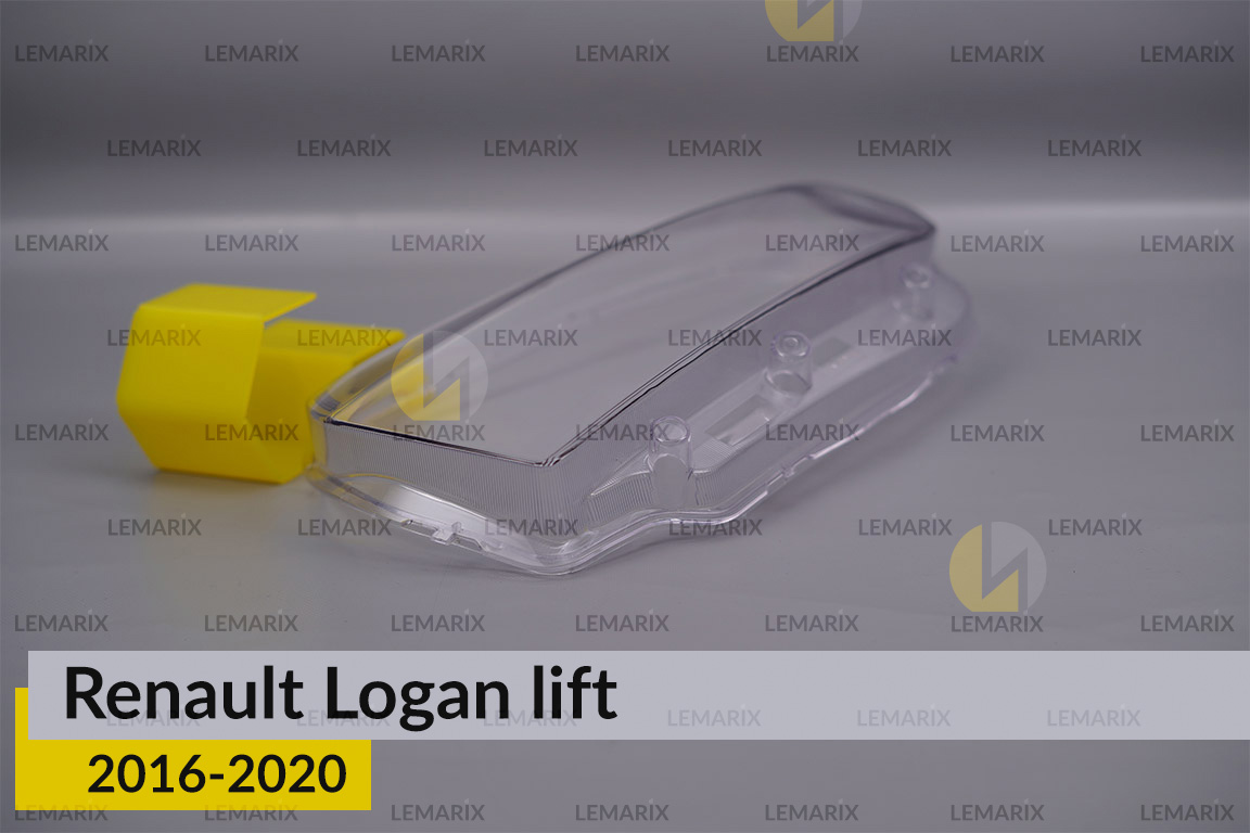 Скло фари Renault Logan (2016-2020) рест ліве