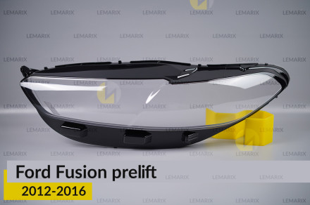 Скло фари Ford Fusion (2012-2016) дорест ліве