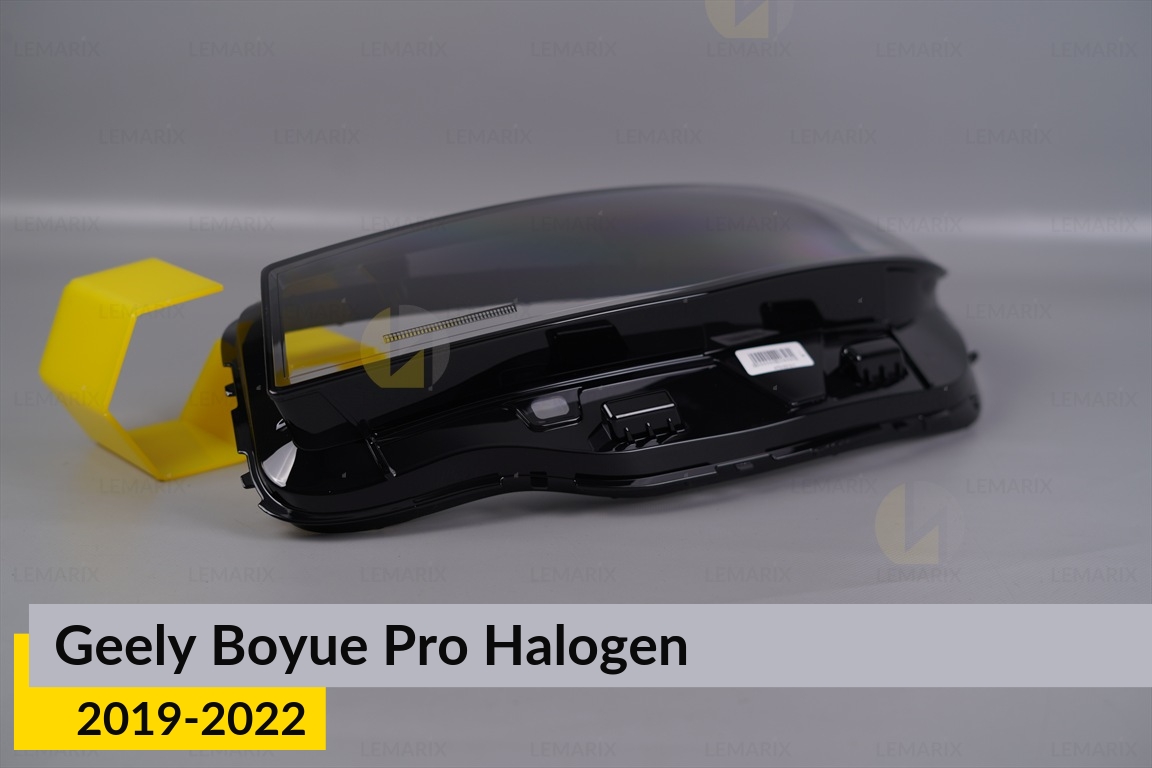 Скло фари Geely Boyue Pro Halogen (2019-2022) ліве